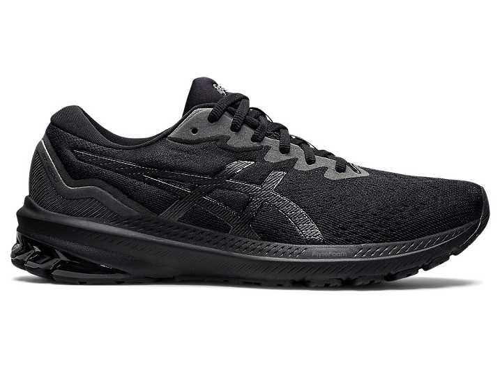Men's Asics GT-1000 11 EXTRA WIDE Walking Shoes Black | Israel-7841590