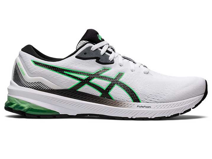 Men's Asics GT-1000 11 Running Shoes White / Black | Israel-8135960