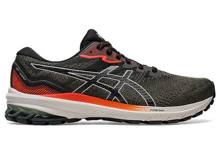 Men's Asics GT-1000 11 TR NATURE BATHING Running Shoes Black / Olive | Israel-0825716