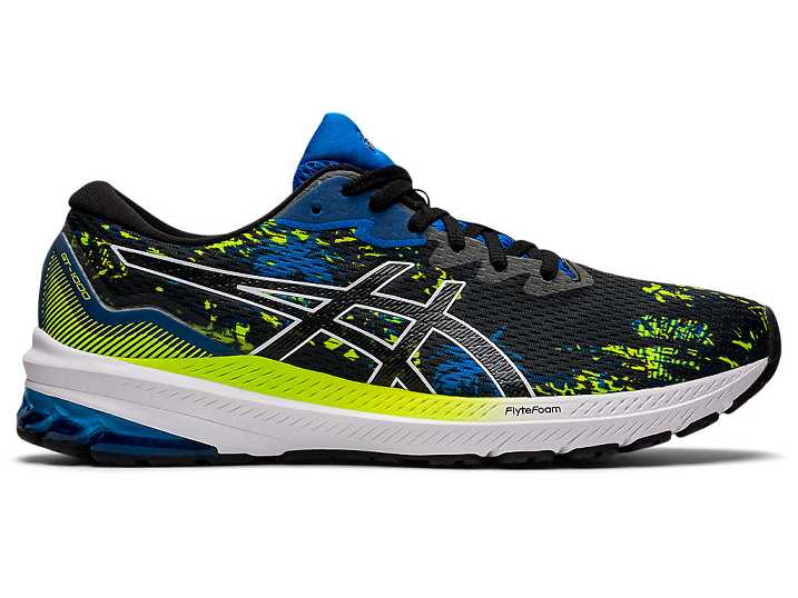 Men's Asics GT-1000 11 Walking Shoes Black / Blue | Israel-9125867