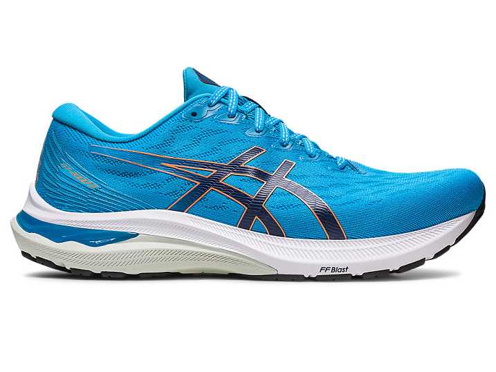 Men's Asics GT-2000 11 WIDE Running Shoes Blue / Indigo Blue | Israel-6342950