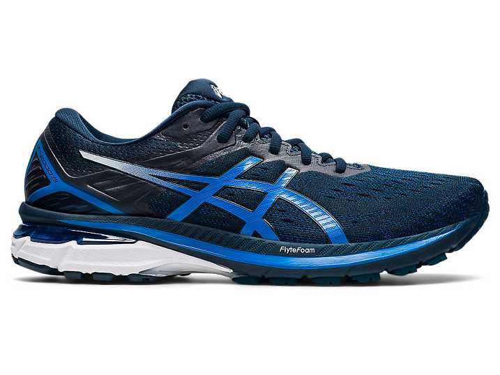 Men's Asics GT-2000 9 Running Shoes Blue | Israel-6480917