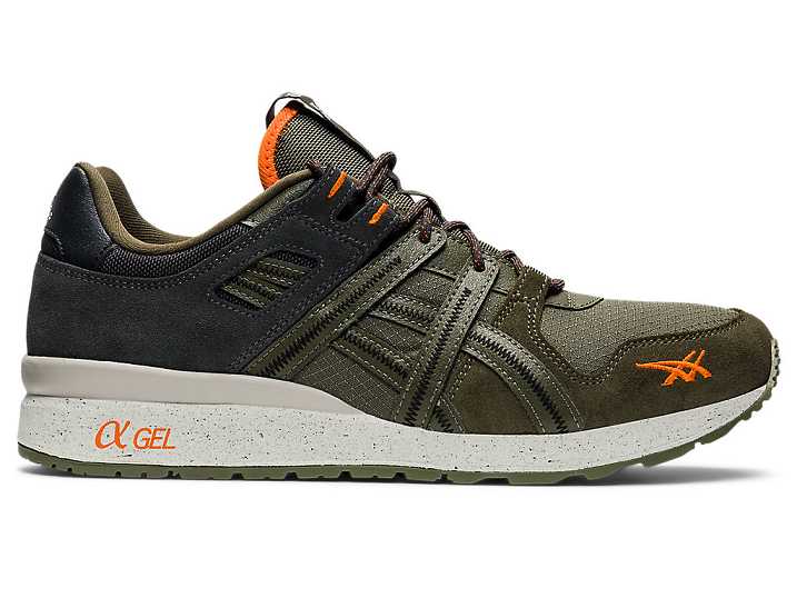 Men's Asics GT-II RE Sneakers Olive | Israel-6217049