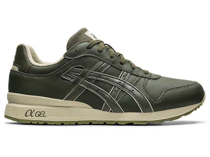 Men's Asics GT-II Sneakers Olive / Green | Israel-4075912