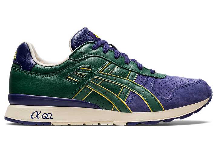 Men's Asics GT-II Sneakers Purple / Green | Israel-6587913