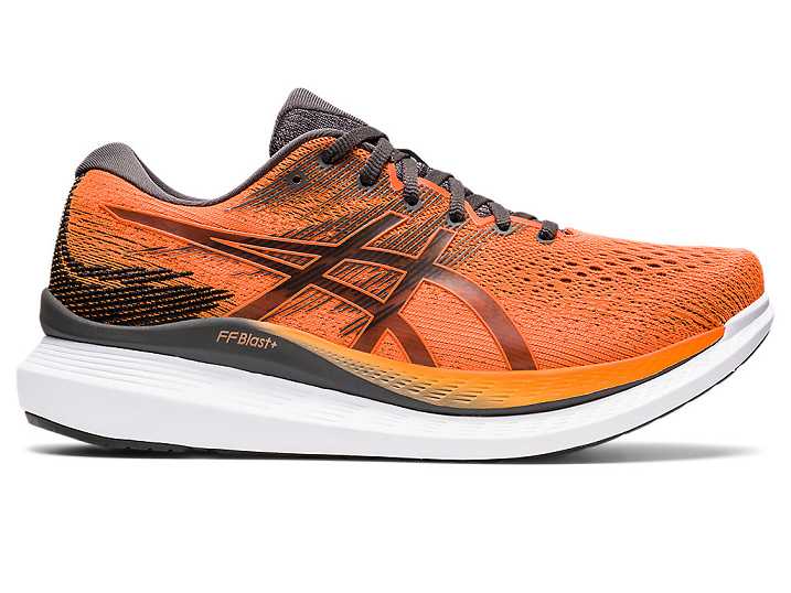 Men's Asics GlideRide 3 Running Shoes Orange / Black | Israel-1084372