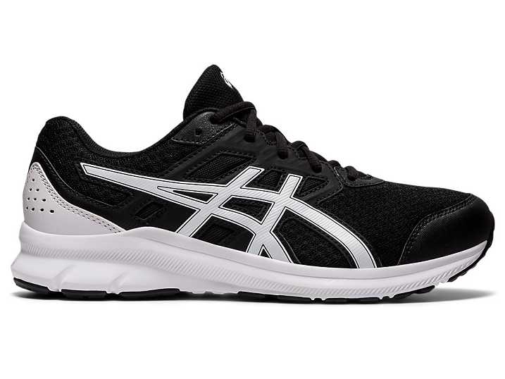 Men's Asics JOLT 3 EXTRA WIDE Running Shoes Black / White | Israel-0537649