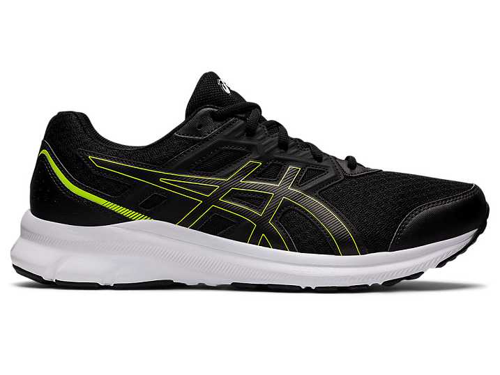 Men's Asics JOLT 3 EXTRA WIDE Running Shoes Black / Green | Israel-1425869