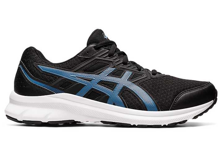 Men's Asics JOLT 3 EXTRA WIDE Running Shoes Black / AZURE | Israel-6534907