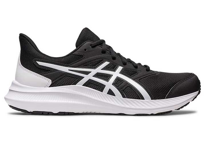 Men's Asics JOLT 4 EXTRA WIDE Running Shoes Black / White | Israel-0629471