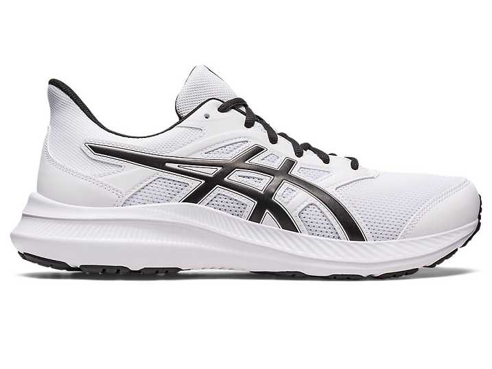 Men's Asics JOLT 4 EXTRA WIDE Running Shoes White / Black | Israel-5304176
