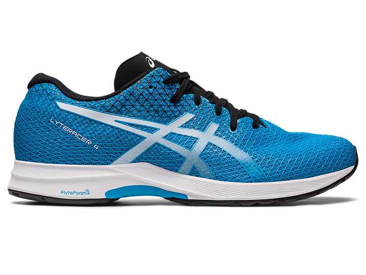 Men's Asics LYTERACER 4 WIDE Running Shoes Blue / White | Israel-2051769