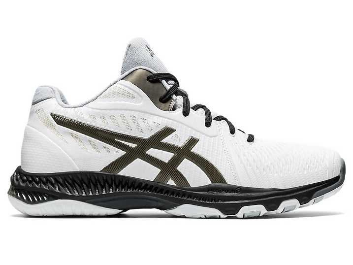 Men's Asics NETBURNER BALLISTIC FF MT 2 Volleyball Shoes White | Israel-1497832