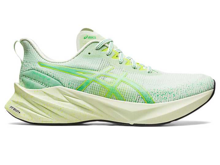 Men's Asics NOVABLAST 3 LE Running Shoes Green | Israel-7589304