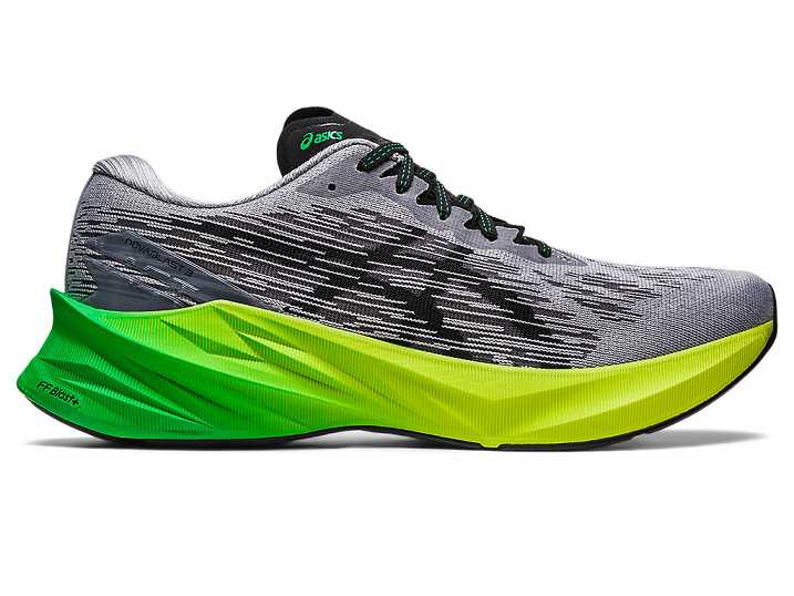 Men's Asics NOVABLAST 3 Running Shoes Grey / Black | Israel-4712056