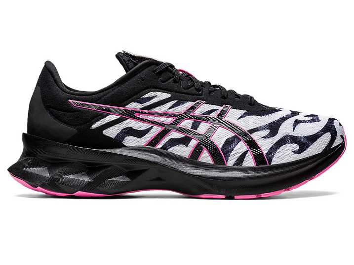 Men's Asics NOVABLAST SPS Sneakers Black / White | Israel-3627481