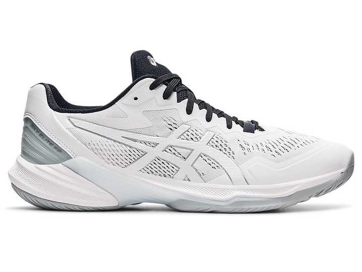Men's Asics SKY ELITE FF 2 Volleyball Shoes White / Silver | Israel-4320768