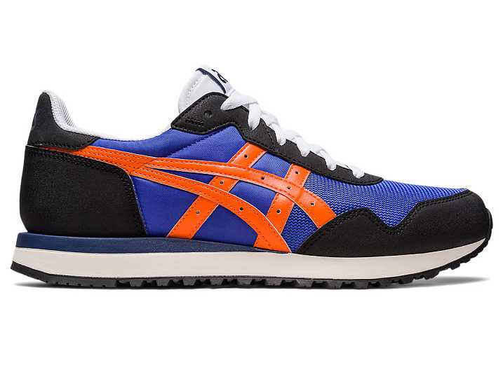 Men's Asics TIGER RUNNER II Sneakers Blue | Israel-5761208