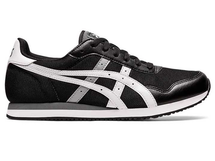 Men's Asics TIGER RUNNER Sneakers Black / White | Israel-1706924