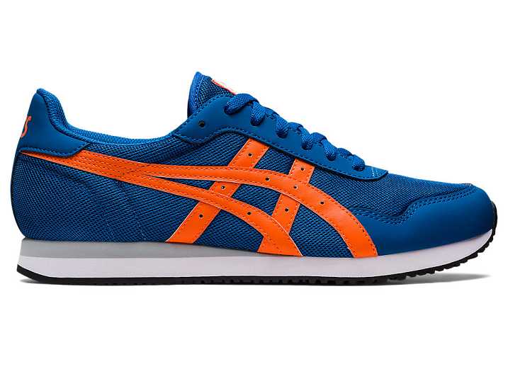 Men's Asics TIGER RUNNER Sneakers Blue | Israel-3758410