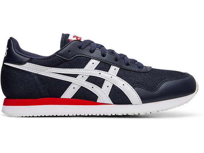 Men's Asics TIGER RUNNER Sneakers Navy / White | Israel-7682390