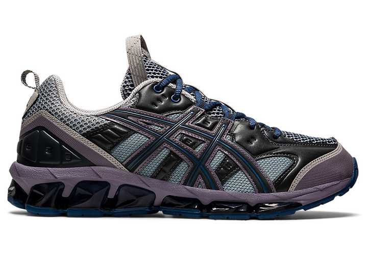 Men's Asics US3-S GEL-QUANTUM 360 VII KISO Sneakers Grey / Deep Grey | Israel-4695803