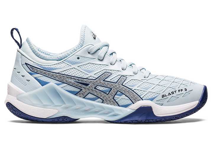 Women's Asics BLAST FF 3 Volleyball Shoes Green / Blue | Israel-5420938