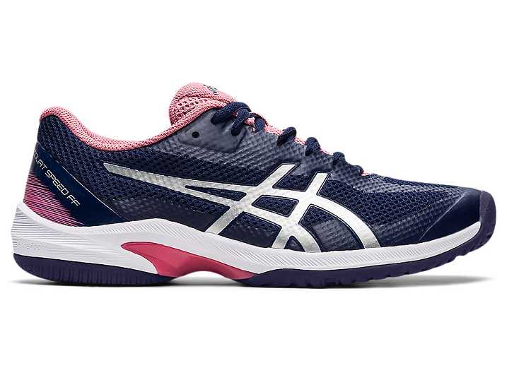 Women's Asics Court Speed FF Tennis Shoes Navy / Silver | Israel-0253479