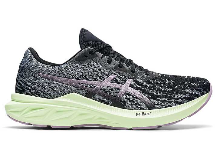 Women's Asics DYNABLAST 2 Running Shoes Black / Lavender | Israel-6957821