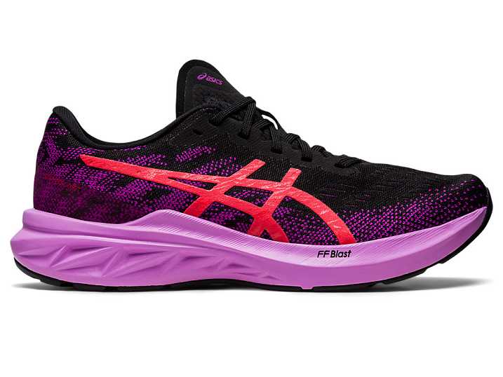Women's Asics DYNABLAST 3 Running Shoes Black / Red | Israel-2580167