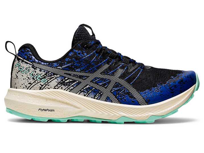 Women's Asics FUJI LITE 2 Trail Running Shoes Black / Silver | Israel-0356417