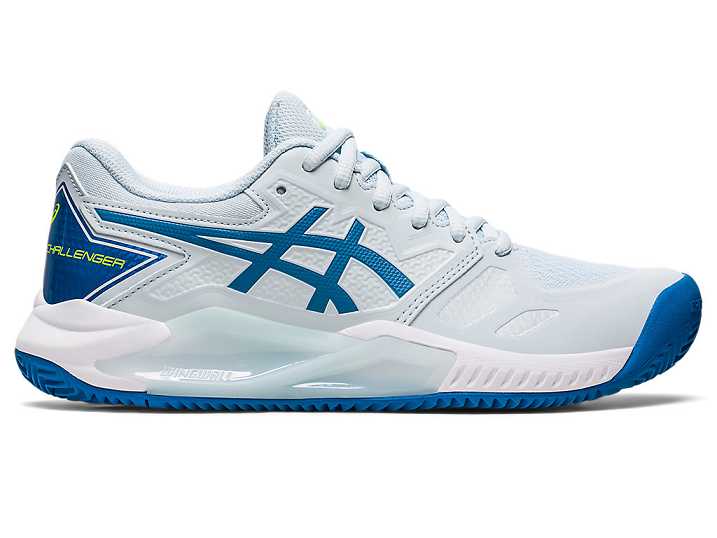 Women's Asics GEL-CHALLENGER 13 CLAY Tennis Shoes Cream / Blue | Israel-1692405