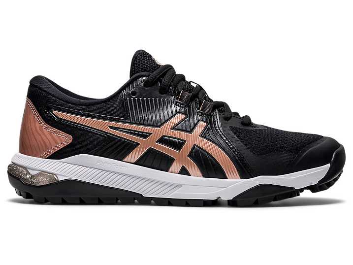 Women's Asics GEL-COURSE GLIDE Golf Shoes Black / Rose Gold | Israel-5024978