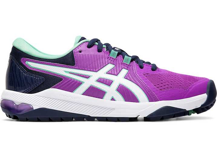 Women's Asics GEL-COURSE GLIDE Golf Shoes Purple / White | Israel-6132978