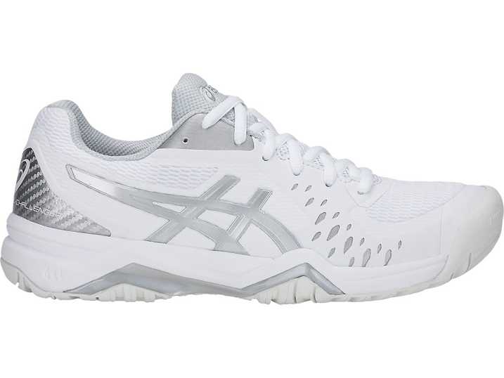 Women's Asics GEL-Challenger 12 Tennis Shoes White / Silver | Israel-2475930