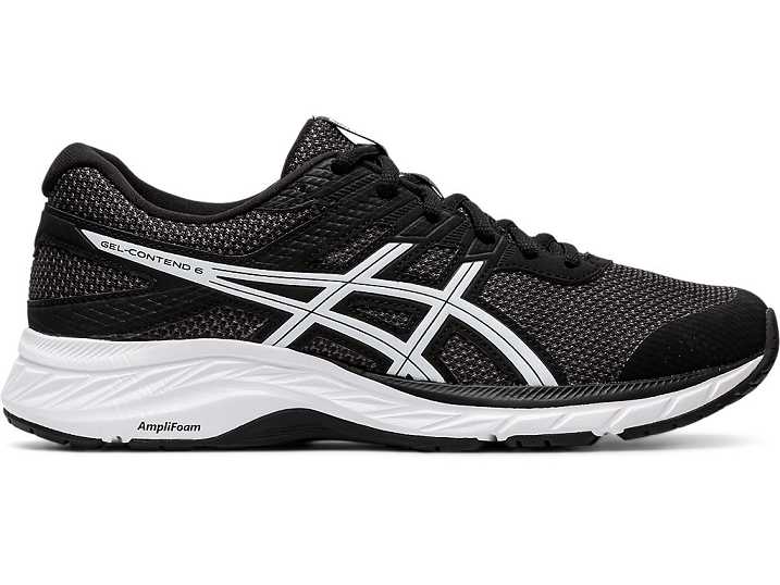Women's Asics GEL-Contend 6 Running Shoes Deep Grey / White | Israel-4235816