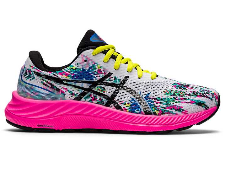 Women's Asics GEL-EXCITE 9 Walking Shoes White / Black | Israel-3476081