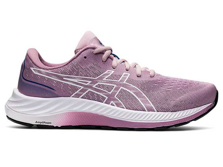Women's Asics GEL-EXCITE 9 Walking Shoes Rose / White | Israel-4823579
