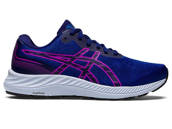 Women's Asics GEL-EXCITE 9 Walking Shoes Blue / Purple | Israel-6859103