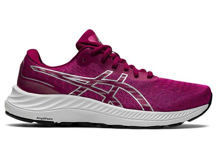 Women's Asics GEL-EXCITE 9 Walking Shoes Fuchsia Red / Silver | Israel-9706423
