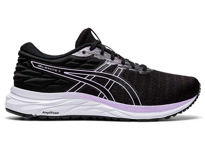 Women's Asics GEL-Excite 7 Twist Walking Shoes Black | Israel-2451609