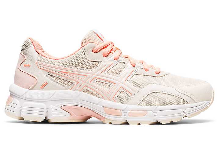 Women's Asics GEL-JOG MC Walking Shoes Khaki / Orange Coral | Israel-0579843