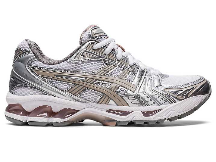 Women's Asics GEL-KAYANO 14 Sneakers White | Israel-7325619