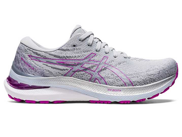 Women's Asics GEL-KAYANO 29 Running Shoes Grey / Purple | Israel-0983542