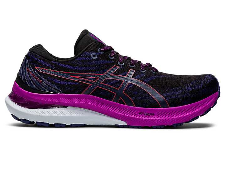 Women's Asics GEL-KAYANO 29 WIDE Running Shoes Black / Red | Israel-4209615
