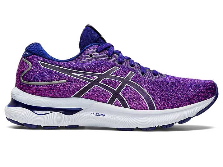 Women's Asics GEL-NIMBUS 24 Running Shoes Purple | Israel-7021635