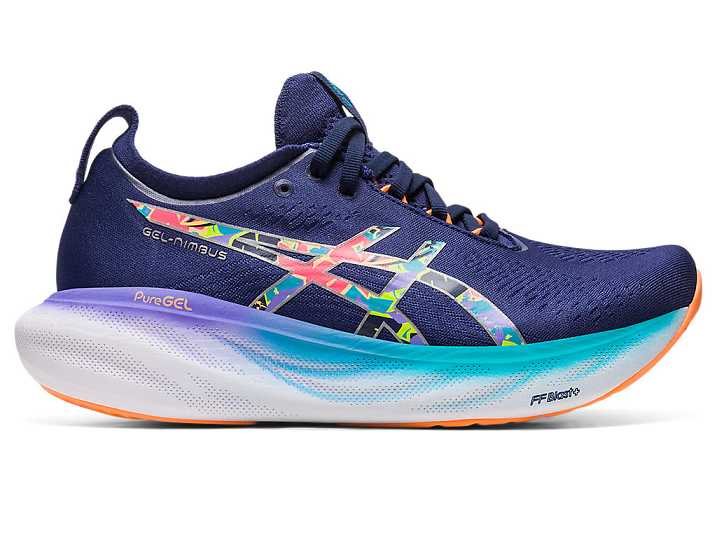 Women's Asics GEL-NIMBUS 25 LITE-SHOW Running Shoes Light Green | Israel-1785602