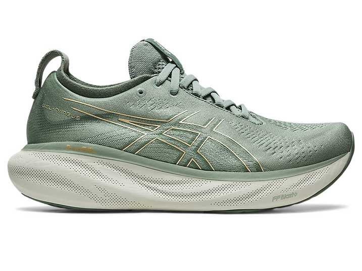 Women's Asics GEL-NIMBUS 25 Running Shoes Grey | Israel-3082519