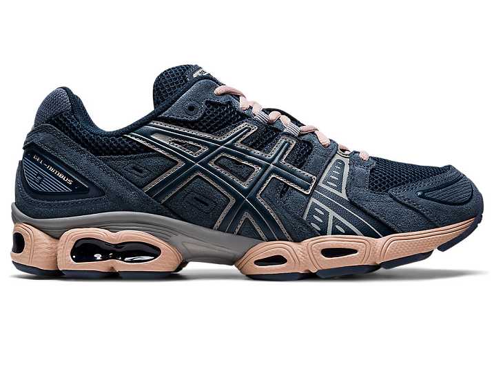 Women's Asics GEL-NIMBUS 9 Sneakers Blue | Israel-6340957