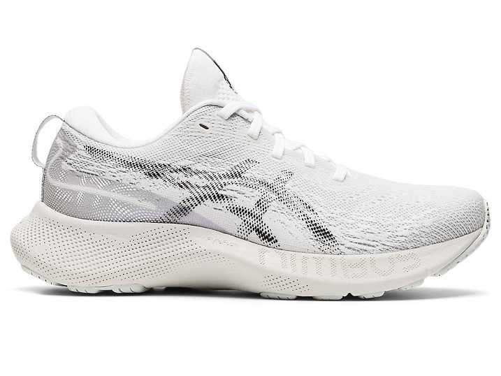 Women's Asics GEL-NIMBUS LITE 3 Running Shoes White / Black | Israel-5487061